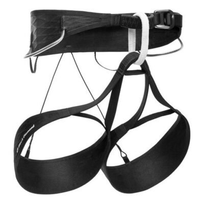 Black Diamond Airnet Mens Climbing Harness - Black/White - L