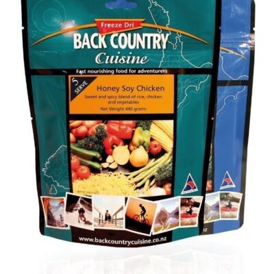 Back Country Cuisine Freeze Dried Meal - Honey Soy Chicken - Family