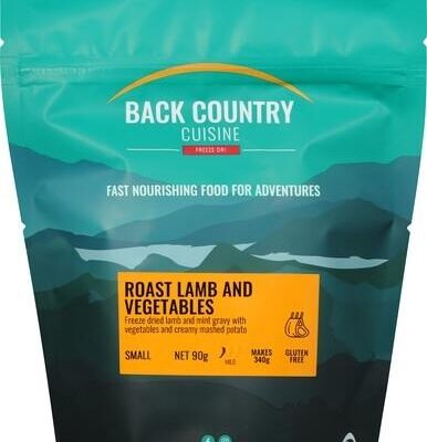 Back Country Freeze Dried Meal - Roast Lamb and Vegetables - Small