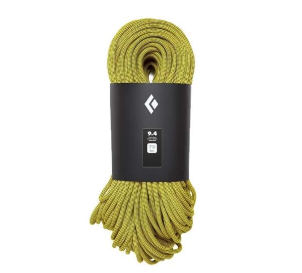 Black Diamond 9.4MM Climbing Rope 70M - Gold