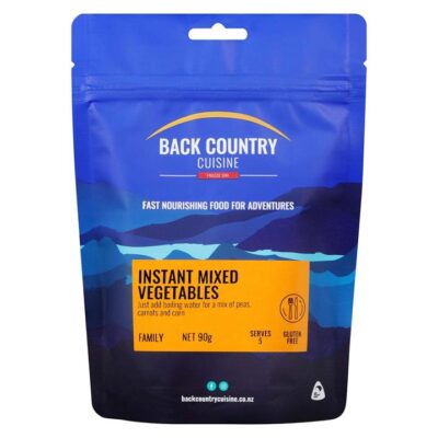 Back Country Cuisine Freeze Dried Meal - Instant Mixed Vegetables - Family