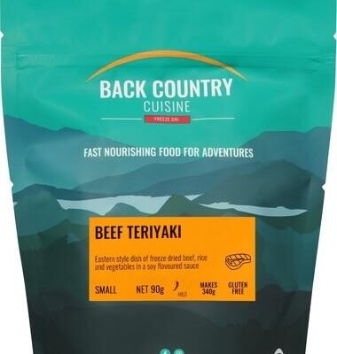 Back Country Cuisine Freeze Dried Meal - Beef Teriyaki - Small