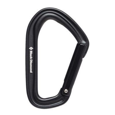 Black Diamond HotForge Straight Gate Carabiner - Black