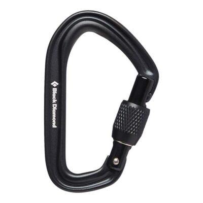 Black Diamond HotForge Screwgate Carabiner - Black