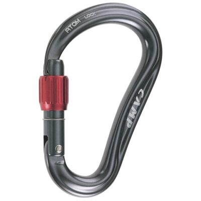 CAMP Atom Lock Carabiner - Gun Metal
