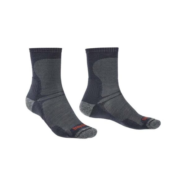Bridgedale Hike Ultralight T2 Merino Performance Crew Mens Hiking Socks - Navy - Sm