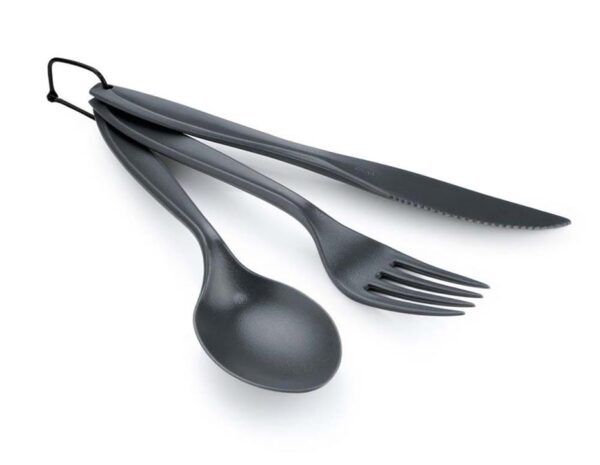 GSI 3 Piece Ring Cutlery Set - Grey