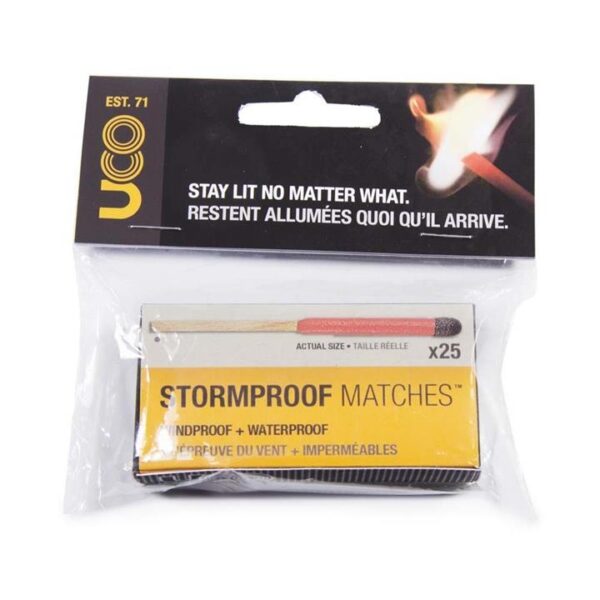 UCO Stormproof Matches - 1 Box - 25 matches