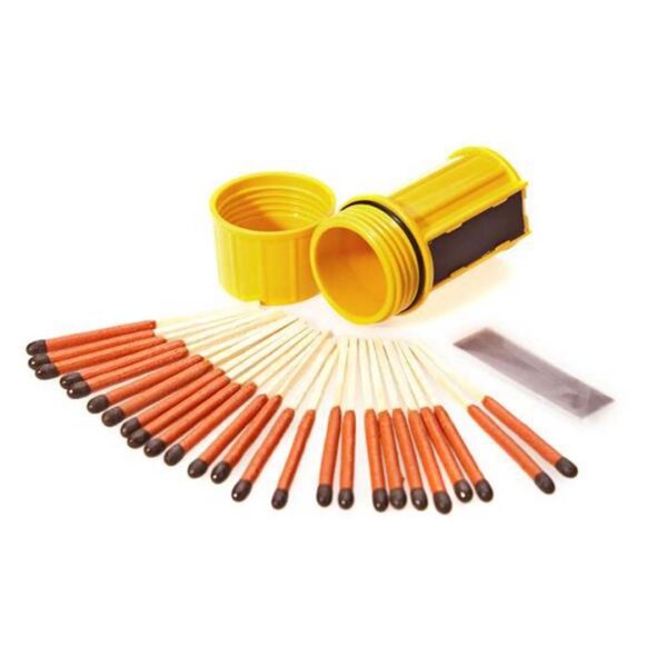 UCO Stormproof Match Kit - Yellow - 25 Count