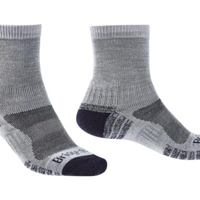 Bridgedale Hike Lightweight Performance Ankle Men Socks - Sil/Navy - Lg
