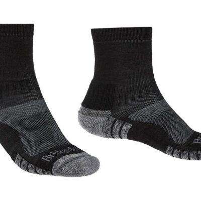 Bridgedale Hike Lightweight Performance Ankle Men Socks - Blk/Sil - Xl