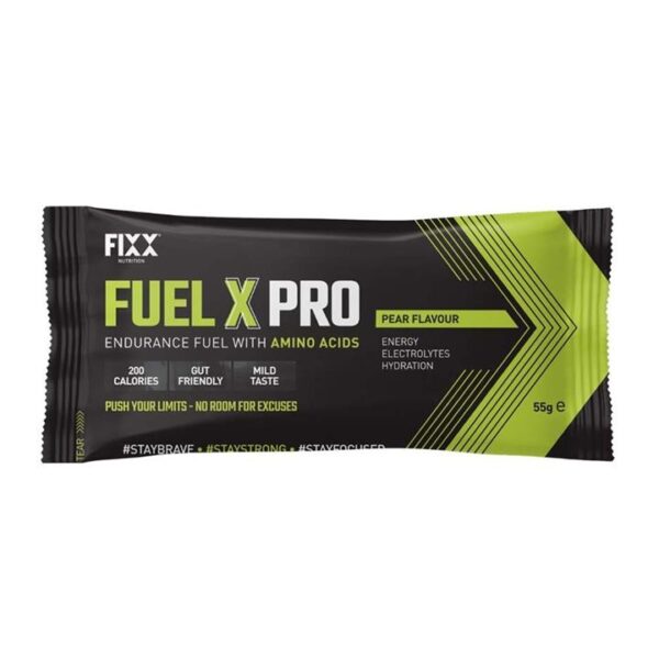 Fixx Nutrition Fuel X Pro Endurance Fuel - 55g Sachet - Pear