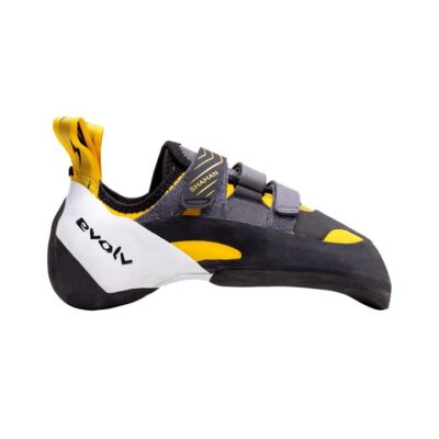 Evolv Shaman Unisex Climbing Shoes - Gold/Grey/White - US M14