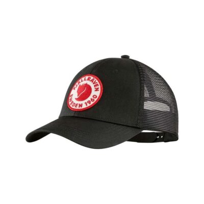 Fjallraven 1960 Logo Langtradarkeps Hat - Black - S/M