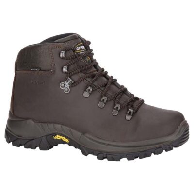 Grisport Classic Mid Waterproof Unisex Hiking Boots - Dark Chocolate - US7/EU39