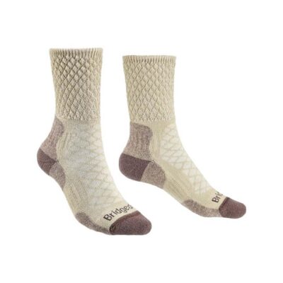 Bridgedale Hike Lightweight Merino Comfort Boot Womens Hiking Socks - Sand - Sm