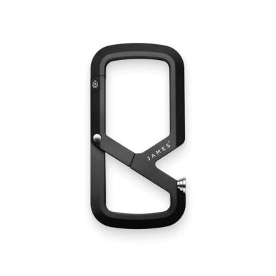 The James Brand The Mehlville Carabiner - Black/Stainless