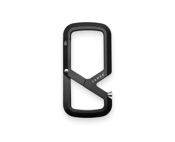 The James Brand The Mehlville Carabiner - Black/Stainless
