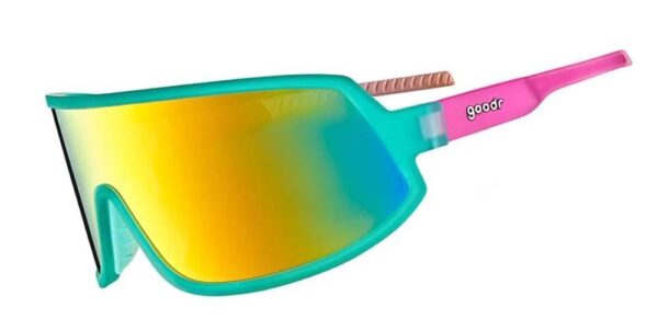 Goodr Wrap G's Biking Sunglasses - Save A Bull/Ride A Rodeo Clown