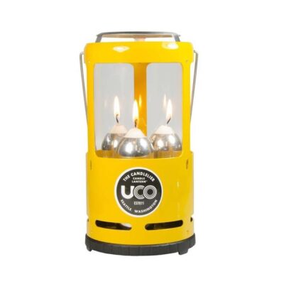 UCO Candlelier Triple Candle Lantern - Painted Yellow