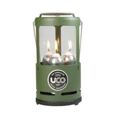 UCO Candlelier Triple Candle Lantern - Painted Green