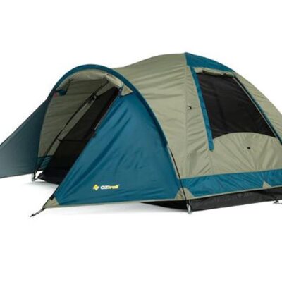 OZtrail Tasman 3V 3-Person Dome Tent - Light Grey/Blue