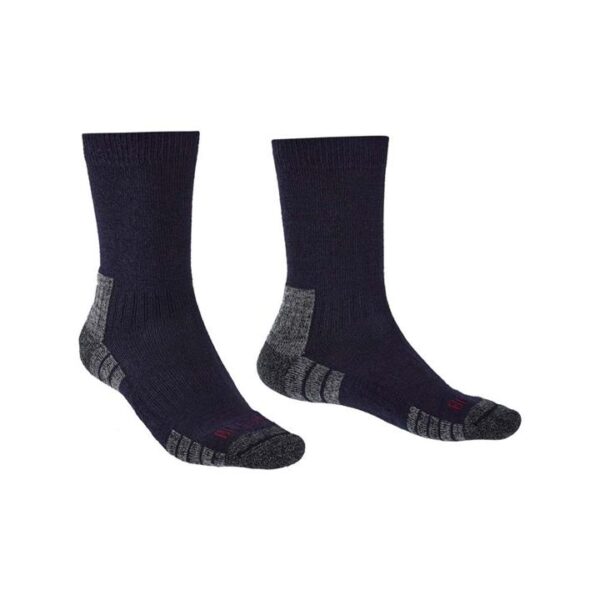 Bridgedale Hike Lightweight Merino Performance Boot Mens Hiking Socks - Navy/Grey - L