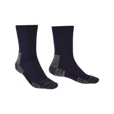 Bridgedale Hike Lightweight Merino Performance Boot Mens Hiking Socks - Navy/Grey - XL