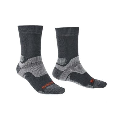 Bridgedale Hike Midweight Merino Performance Boot Mens Hiking Socks - Gunmetal - S