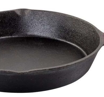 Charmate 30cm Round Cast Iron Skillet - Silicone Handle