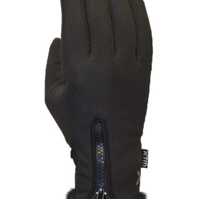 XTM Nina Soft Shell Ladies Snow Gloves - Black - L