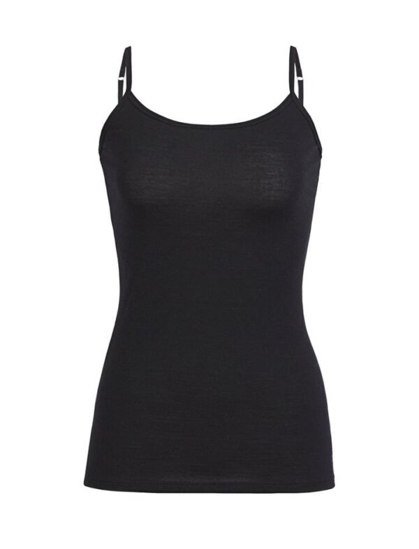Icebreaker Siren Womens Merino Cami - Black - M