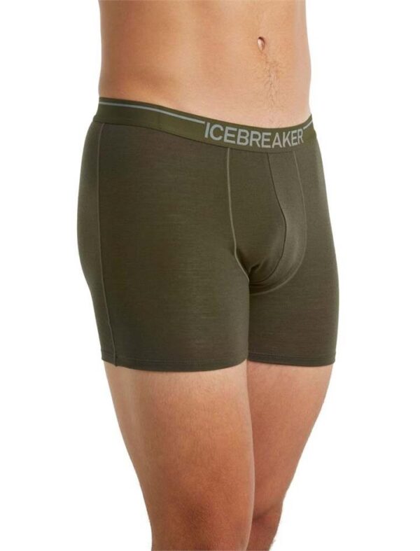 Icebreaker Merino Anatomica Mens Boxer Briefs - Loden - M