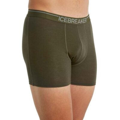 Icebreaker Merino Anatomica Mens Boxer Briefs - Loden - XXL
