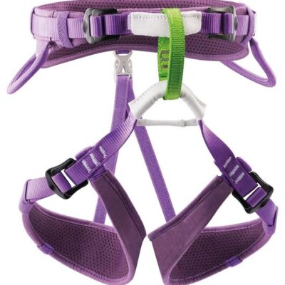 Petzl Macchu Kids Climbing Harness - Violet