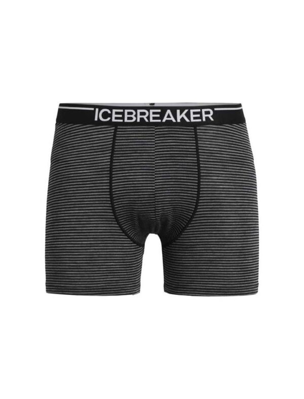 Icebreaker Merino Anatomica Mens Boxers - Gritstone Heather - M
