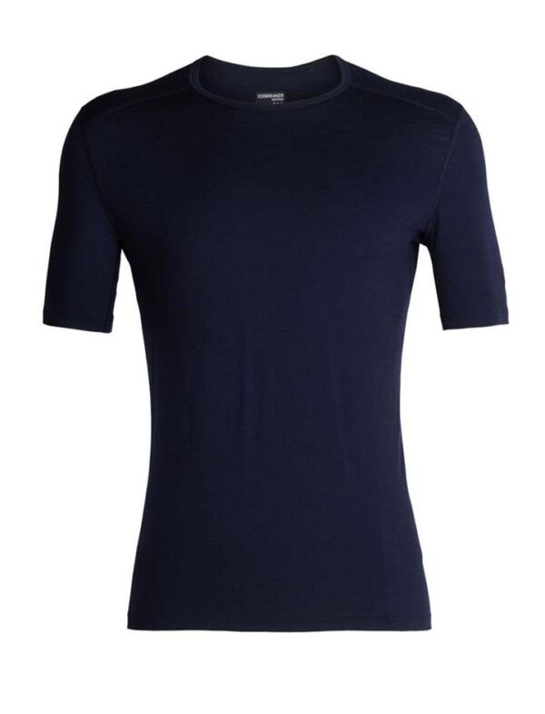 Icebreaker Merino 200 Oasis SS Crewe Mens Thermal Top - Midnight Navy - S