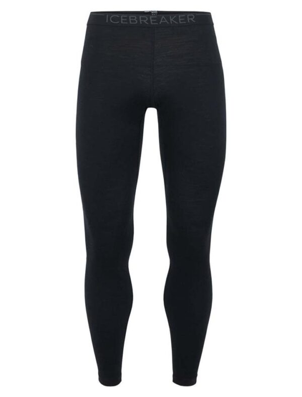 Icebreaker Merino 200 Oasis Mens Merino Thermal Leggings - Black - XL
