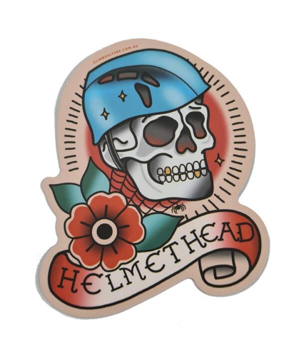 Climb Culture Helmet Head Sticker