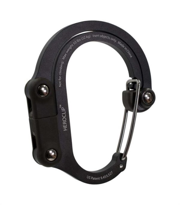 Gear Aid Clip Hang Carabiner Medium - Stealth Black