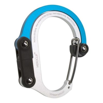 Gear Aid Clip Hang Carabiner Medium - Blue Steel
