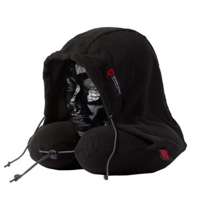 Grand Trunk Blackout Hooded Neck Pillow - Black