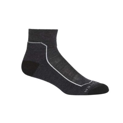 Icebreaker Merino Hike+ Light Mini Mens Socks - Jet Heather - L