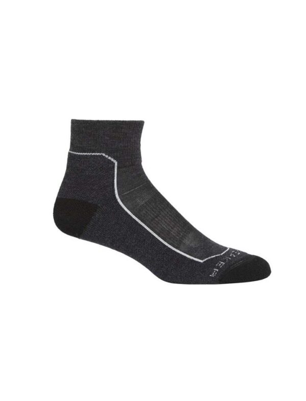 Icebreaker Merino Hike+ Light Mini Mens Socks - Jet Heather - M