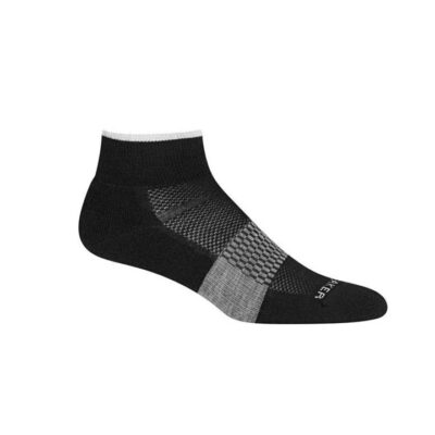 Icebreaker Merino Multisport Light Mini Womens Socks - Black/Snow - L