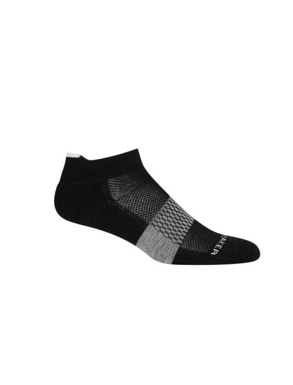 Icebreaker Merino Multisport Light Micro Womens Socks - Black/Snow - S