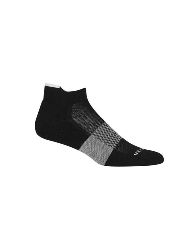 Icebreaker Merino Multisport Light Micro Mens Socks - Black/Snow - L