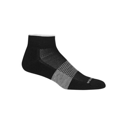 Icebreaker Merino Multisport Light Mini Mens Socks - Black/Snow - S