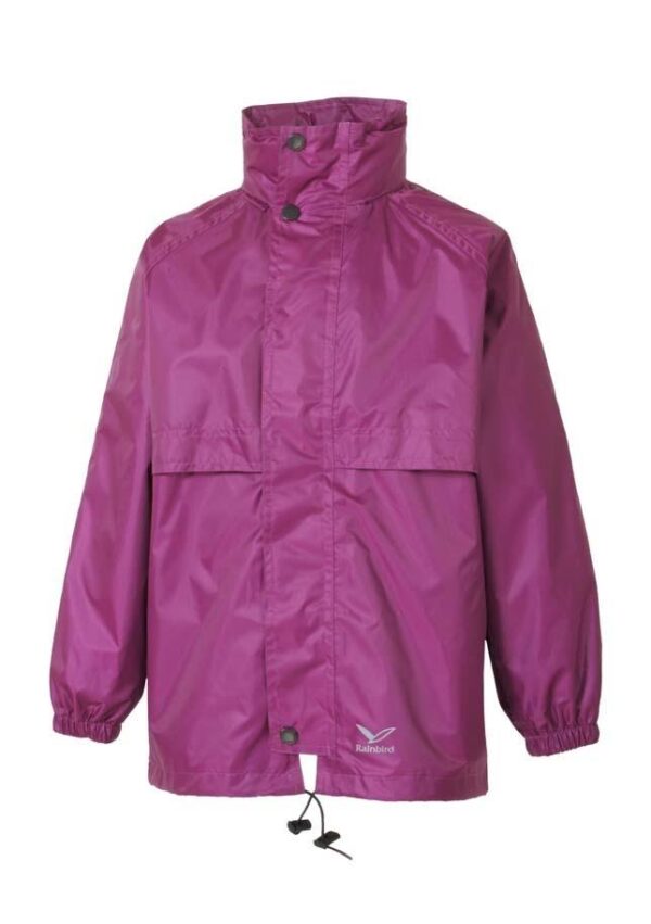 Rainbird Childrens Stowaway Rain Jacket - Orchid - MD