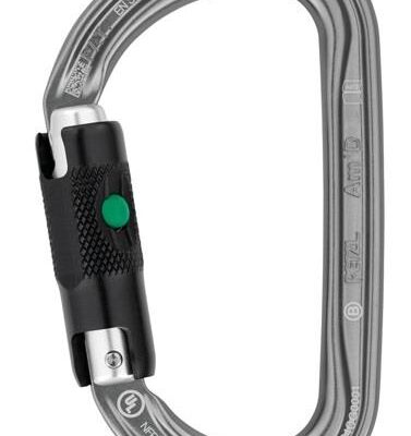 Petzl AM'D Locking D-Shape Locking Carabiner